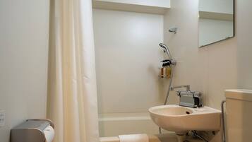 Free toiletries, hair dryer, slippers, bidet