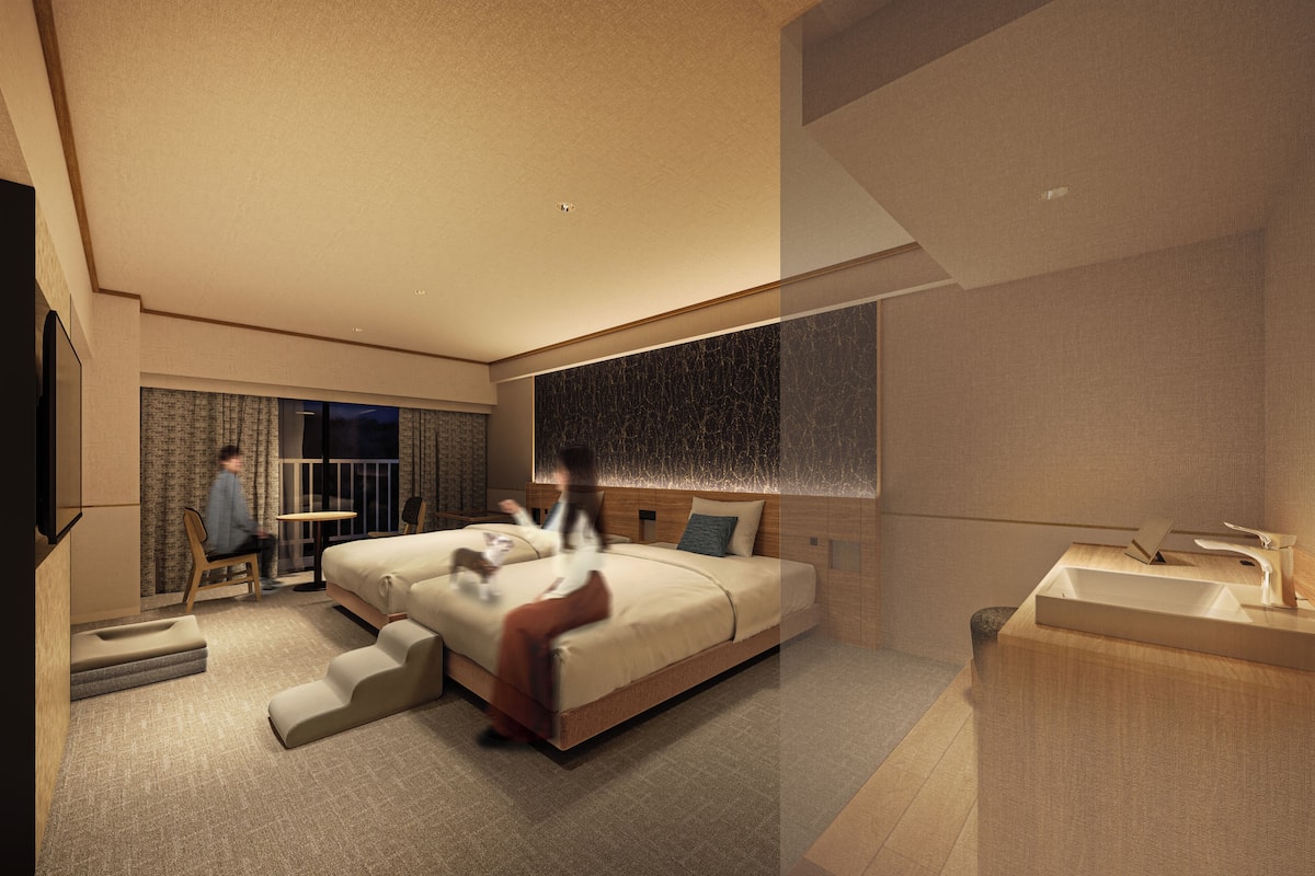 Chambre Standard double, non-fumeur, animaux de compagnie acceptés | Intérieur