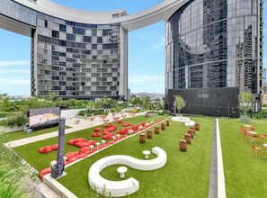 Overnatningsstedets område