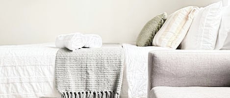 1 Schlafzimmer, BĂŒgeleisen/BĂŒgelbrett, WLAN, BettwĂ€sche