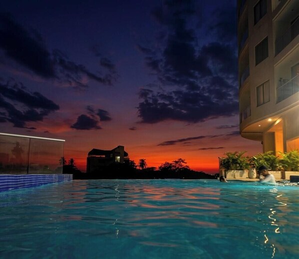 Pool - Ocean view + Direct beach view in Pozos colorados (Urb Plenomar)