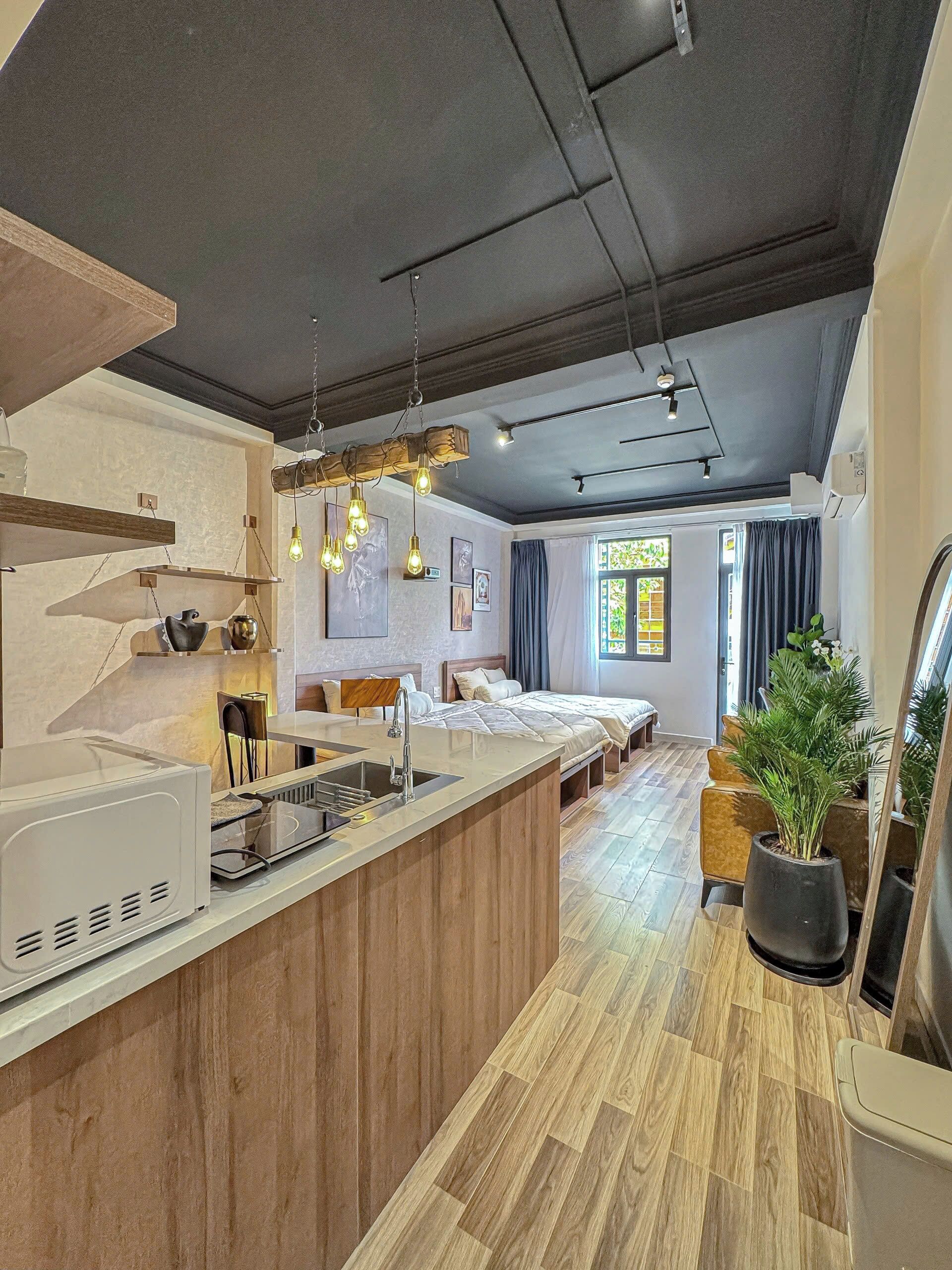 Familien-Studiosuite, Nichtraucher, Stadtblick | Innenbereich