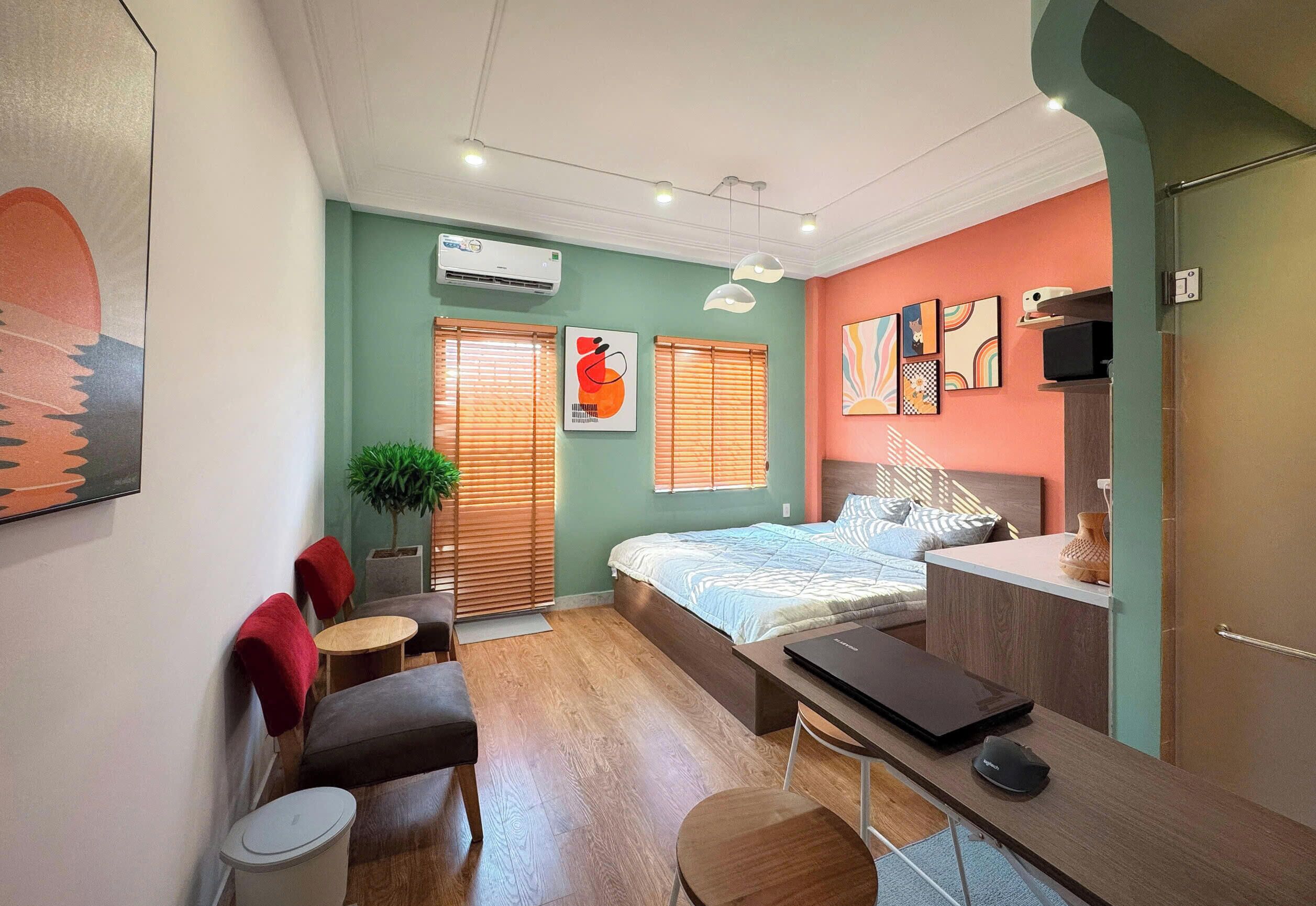 Studiosuite, 1 King-Bett, Balkon