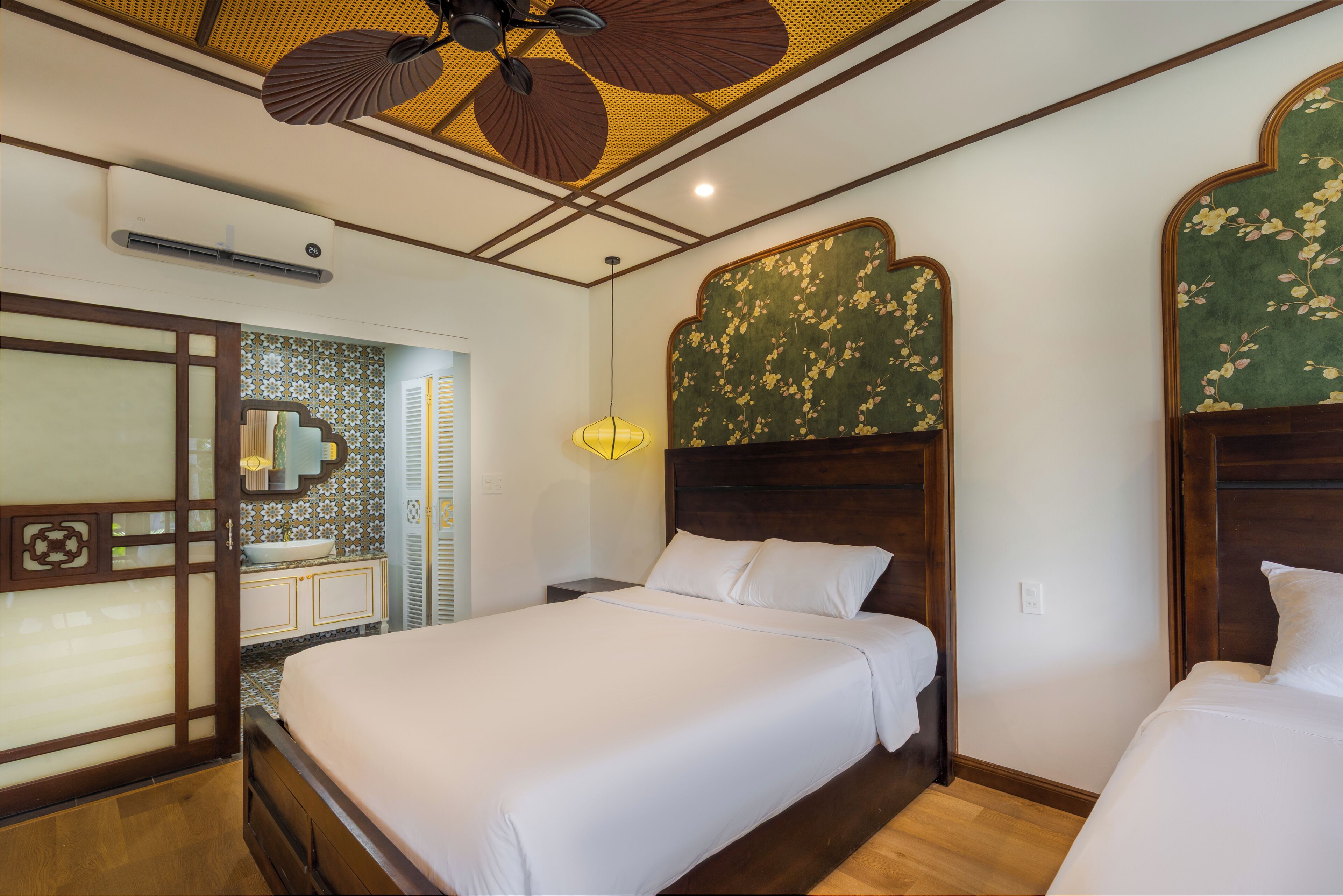 Phòng dành cho gia đình, ban công, quang cảnh vườn