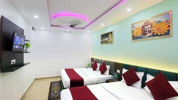 Deluxe Quadruple Room, Balcony, City View