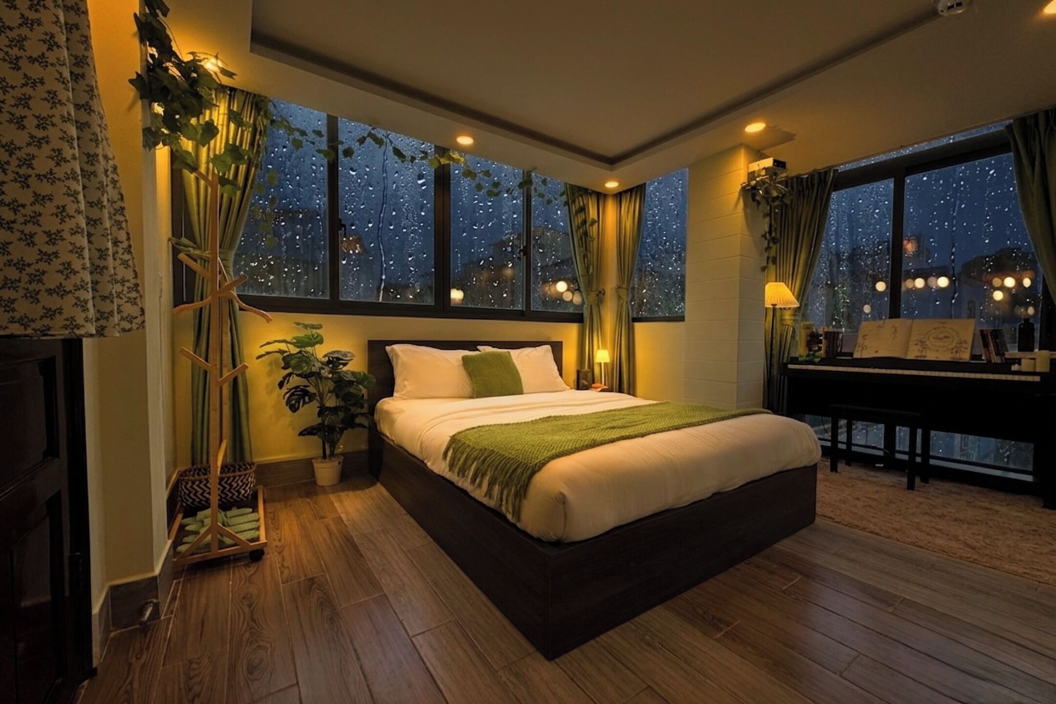 Estudio Deluxe, 1 cama de matrimonio | Ropa de cama de alta calidad, mobiliario individual, escritorio