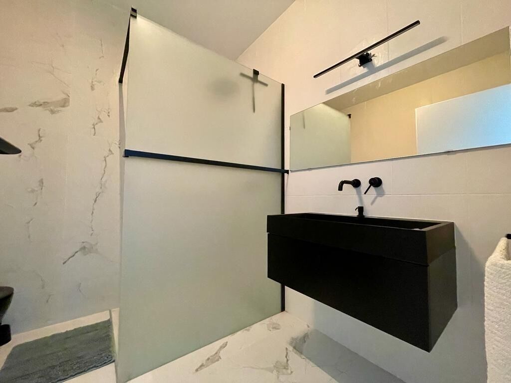 Hair dryer, towels, toilet paper