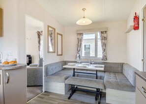 Dining - Gold Caravan with parking & ensuite (Burgh Castle, Nr Gt Yarmouth)
