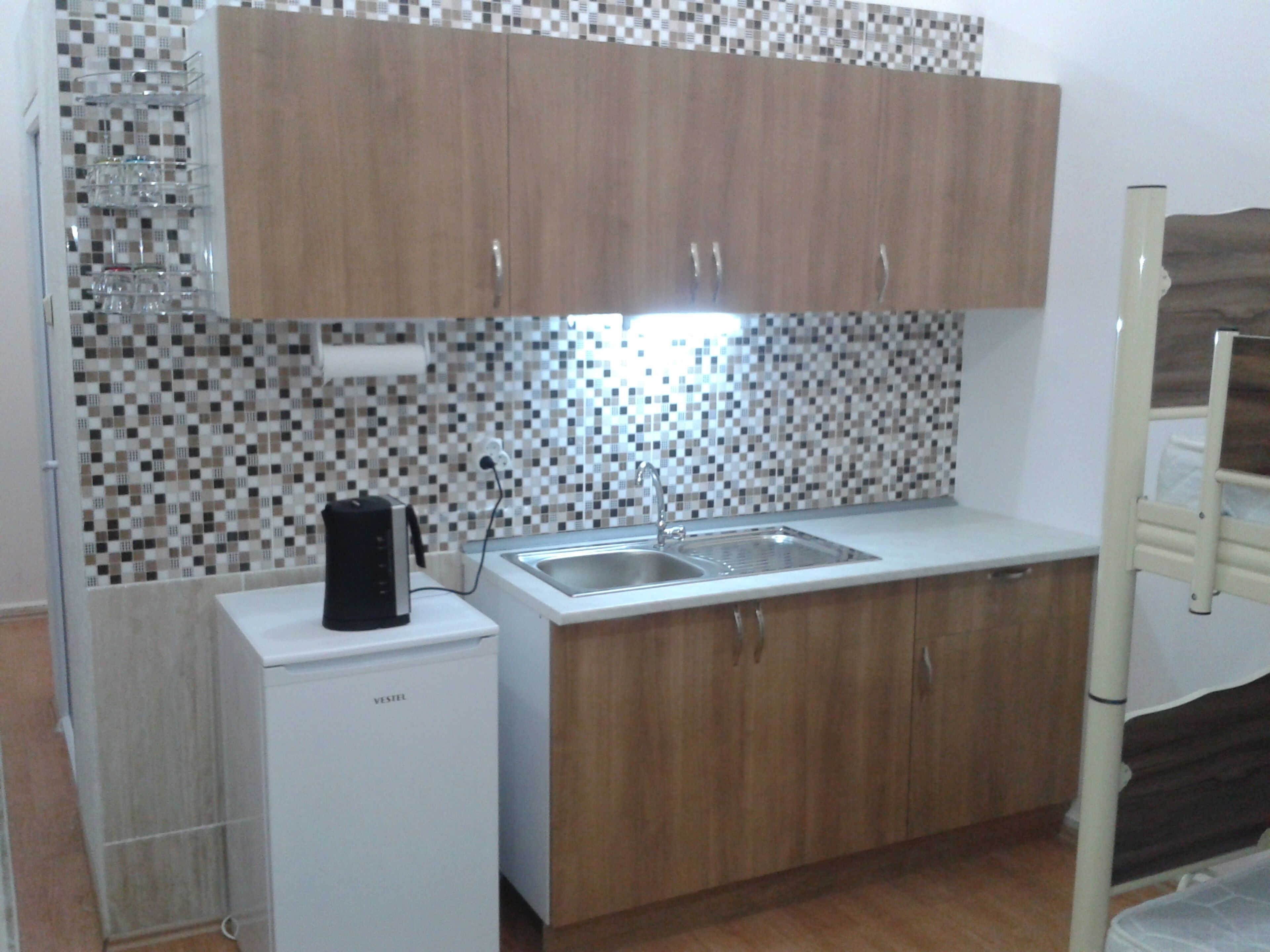 Deluxe-Apartment, Gartenblick | Eigene Küche