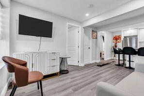 TV - 2BR, Parking, Walk to Beach | Modern Seaside Heights Retreat (Seaside Heights)