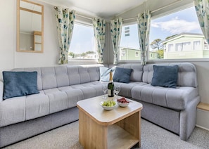 Living area - Bronze Caravan with parking (Kidwelly, Carmarthenshire)