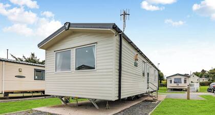 Silver Caravan with parking