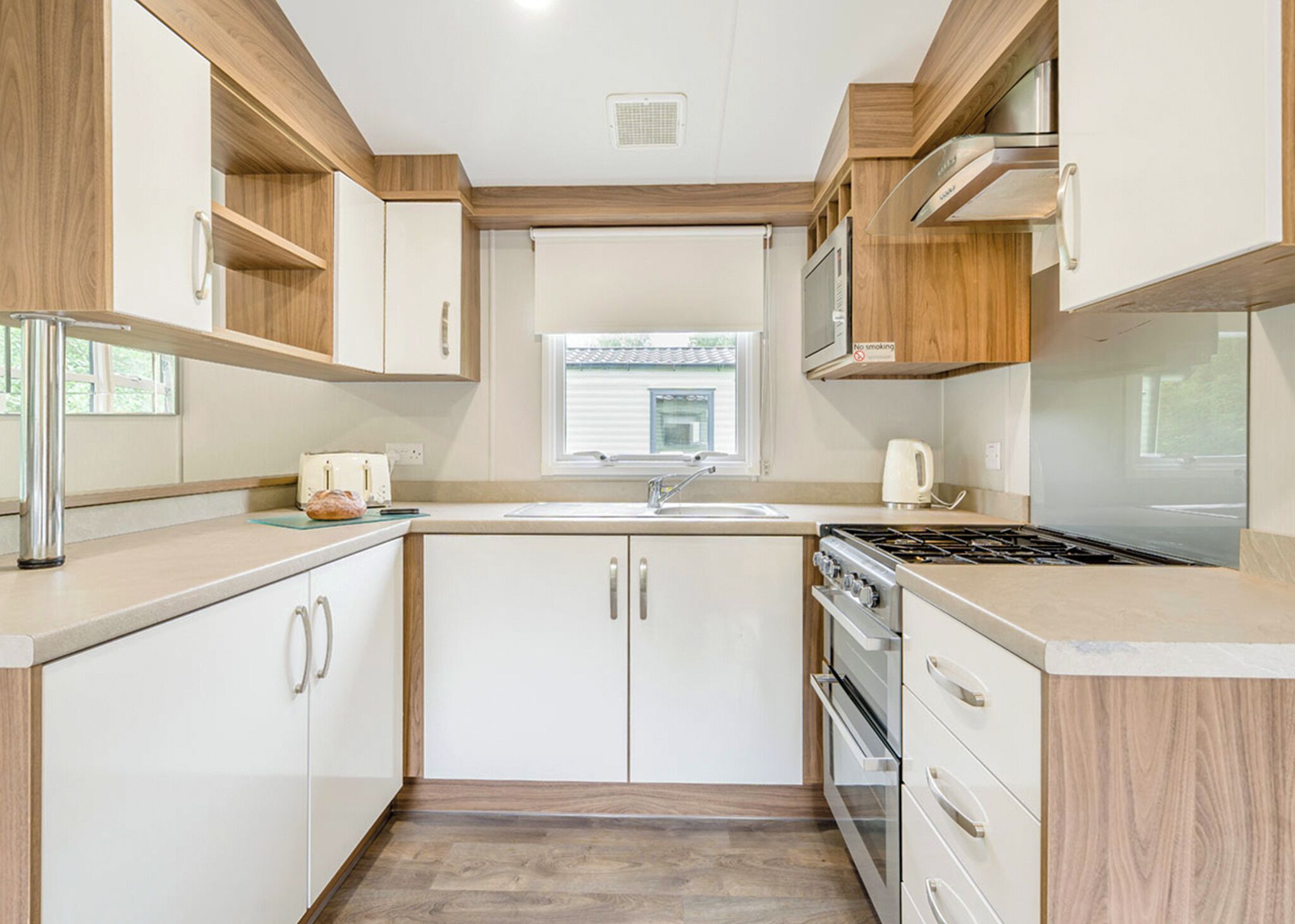 Fridge, oven, stovetop, toaster