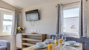 Dining - Bronze Caravan with parking & decking (Nairn, Moray Firth, Inverness)