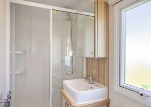 Bathroom - Bronze Caravan with parking & decking (Nairn, Moray Firth, Inverness)
