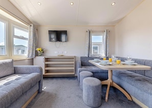 Living area - Bronze Caravan with parking P (Nairn, Moray Firth, Inverness)