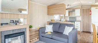 Gold Premium Caravan with parking & decking 6