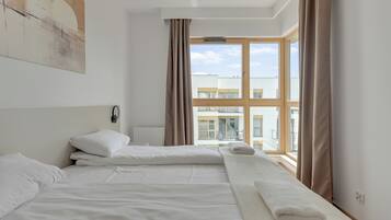 Departamento | Tabla de planchar con plancha, wifi gratis y ropa de cama