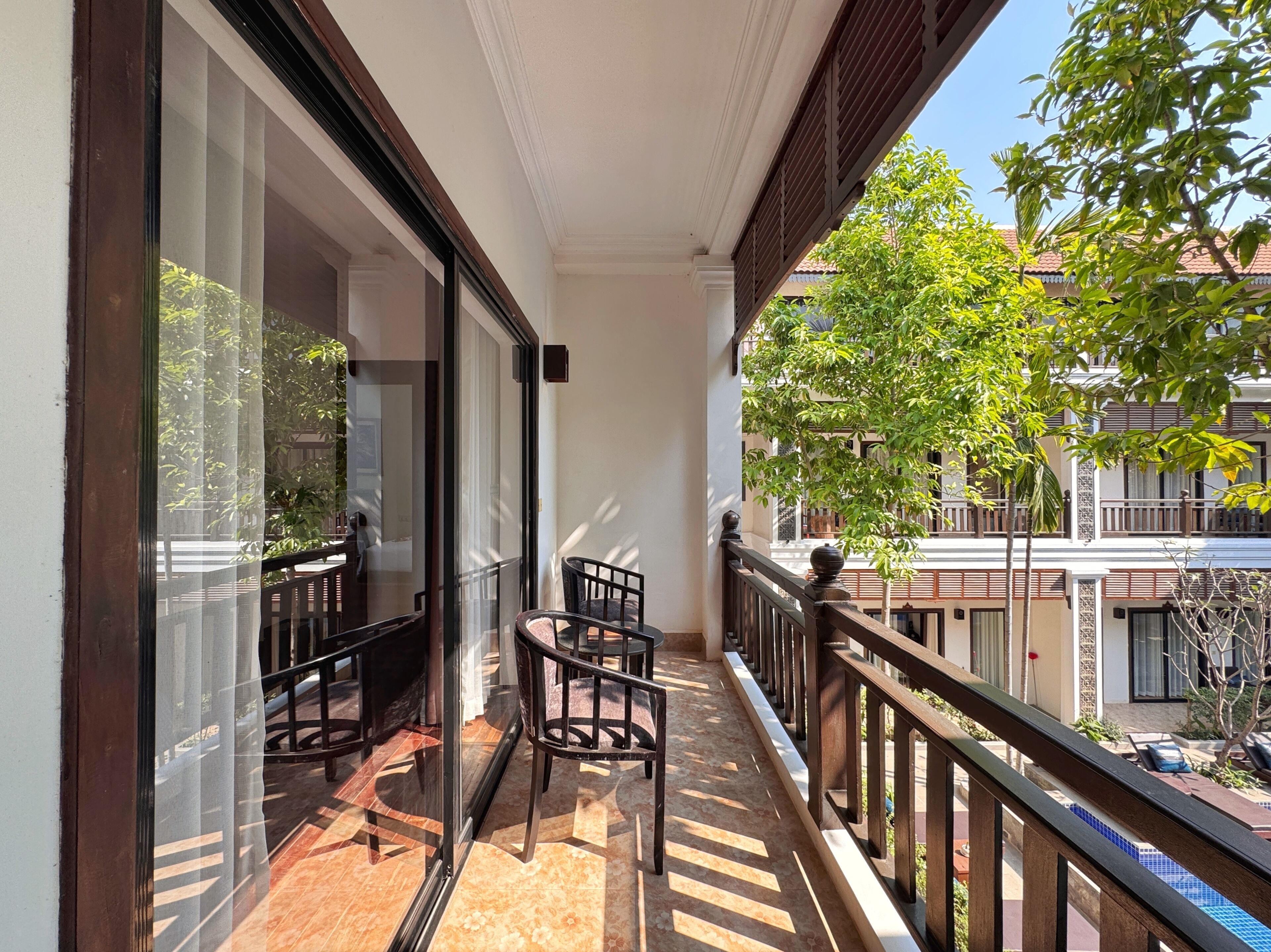 Deluxe Twin Room, Balcony, Pool View | Property grounds