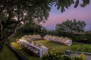 Área de bodas al aire libre