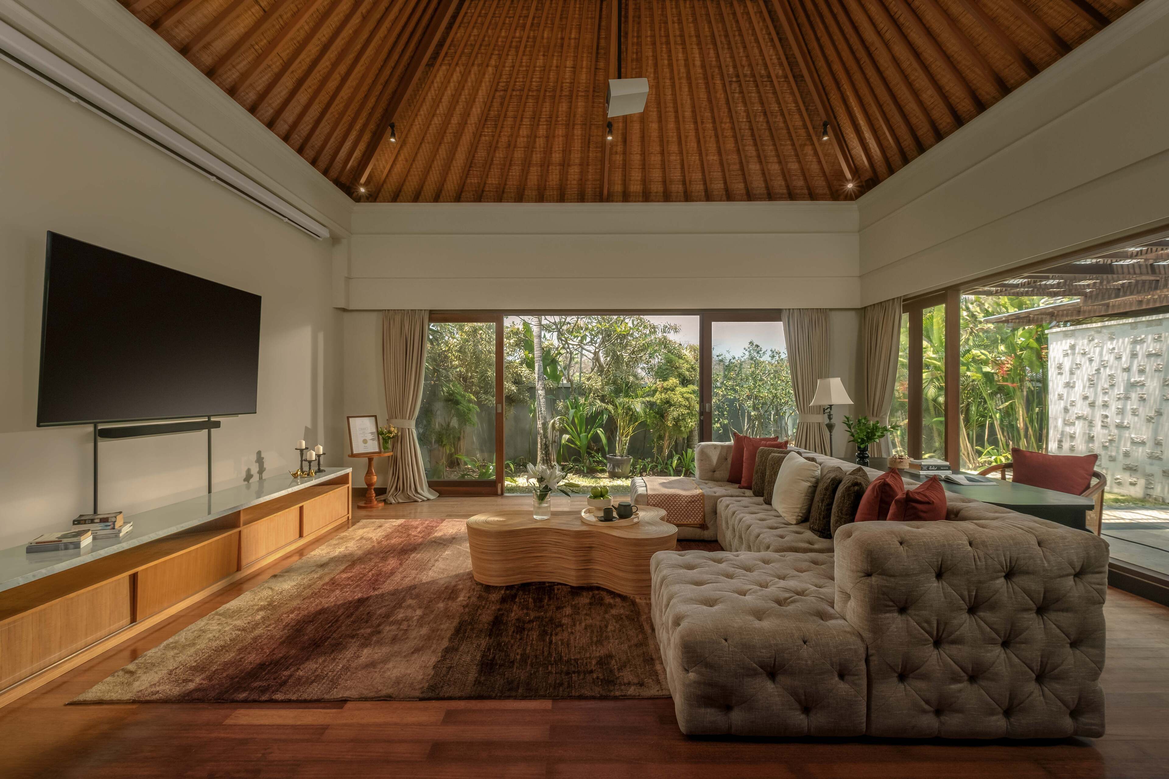 Villa - privat pool | Opholdsområde