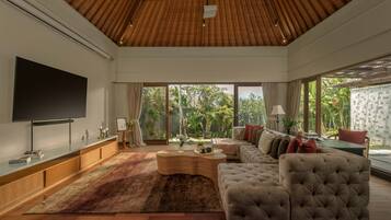 Villa - privat pool | Opholdsområde