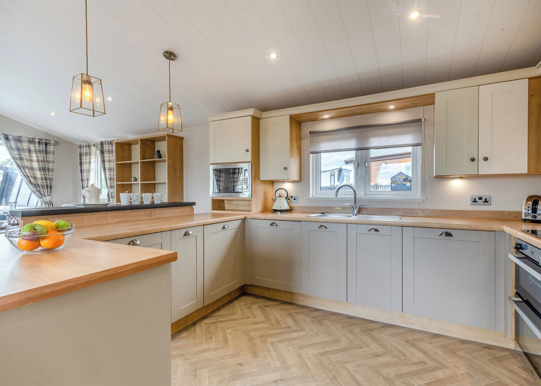 Fridge, oven, stovetop, toaster