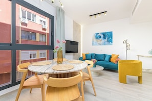 Apartemen Superior, 2 kamar tidur, pemandangan kota | Area keluarga