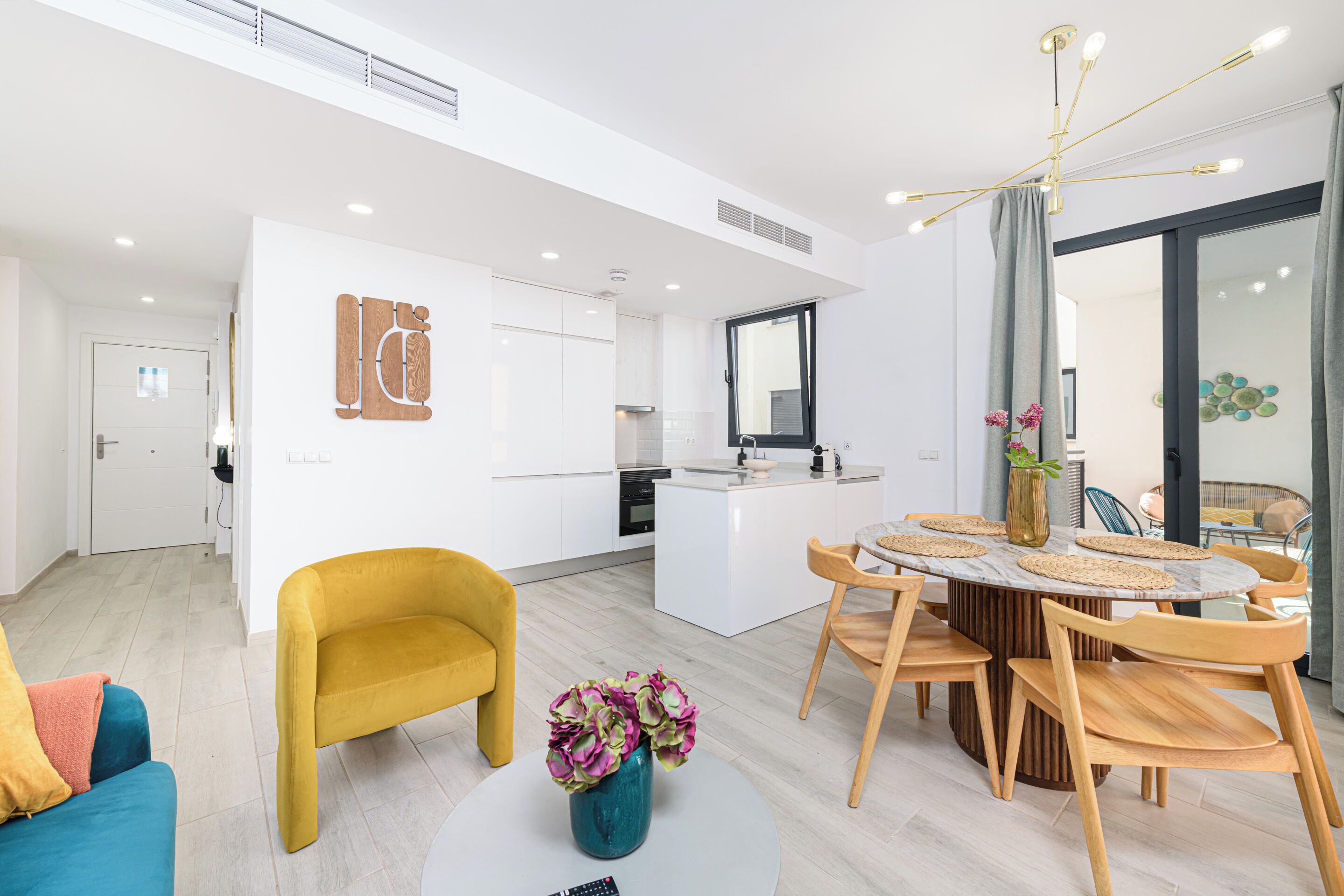 Appartamento Superior, 2 camere da letto, vista città | Interni