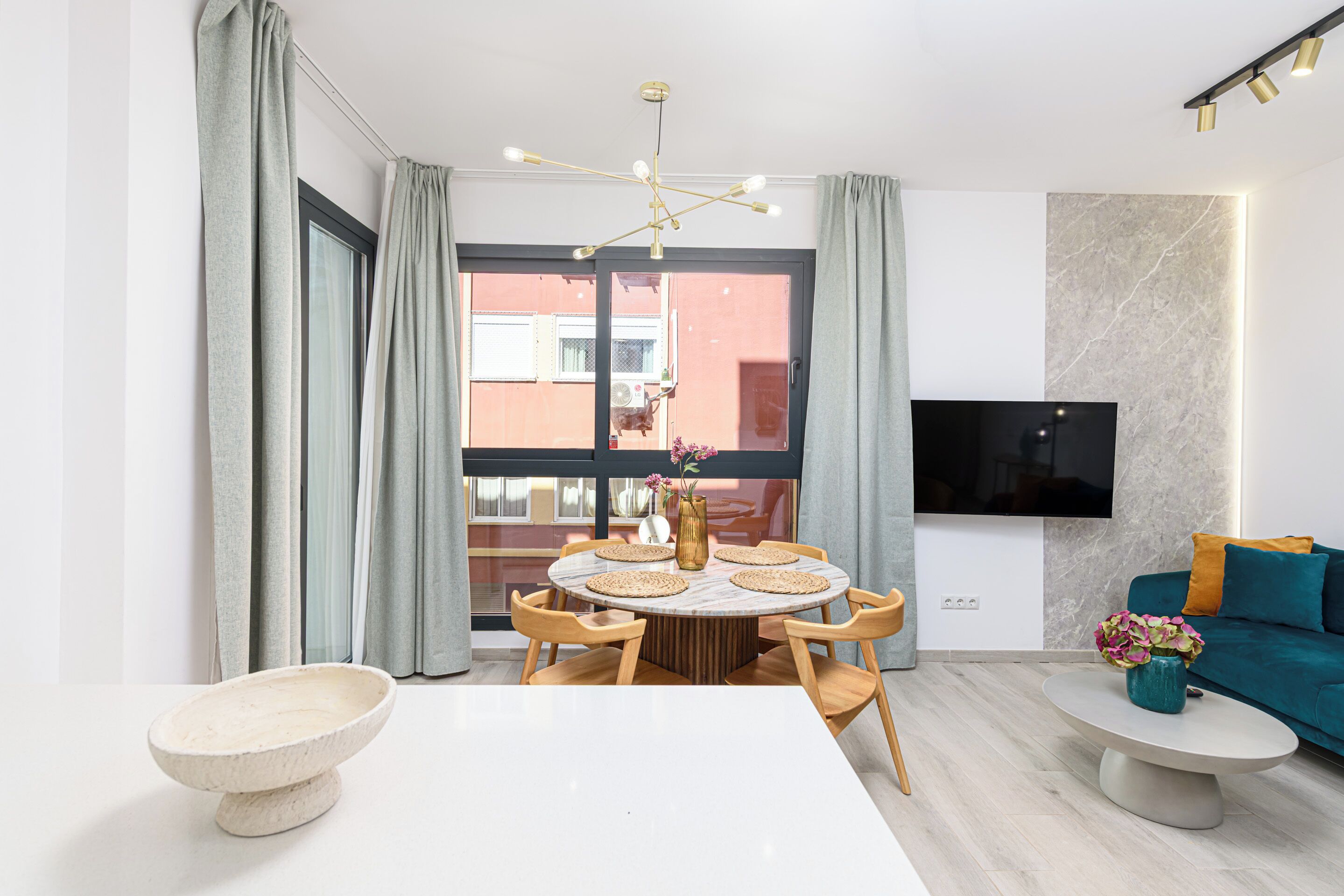 Apartemen Superior, 2 kamar tidur, pemandangan kota | Tempat makan