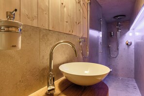 Chalet, 3 makuuhuonetta, vuoristonäköala | Kylpyhuone