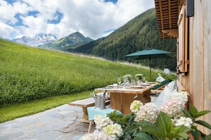 Chalet, 4 Bedrooms, Mountain View | Outdoor dining - Berghaus Gauertal (Tschagguns)