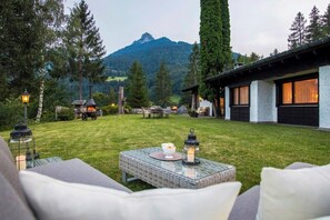 Chalet, 4 Bedrooms, Mountain View | Terrace/patio