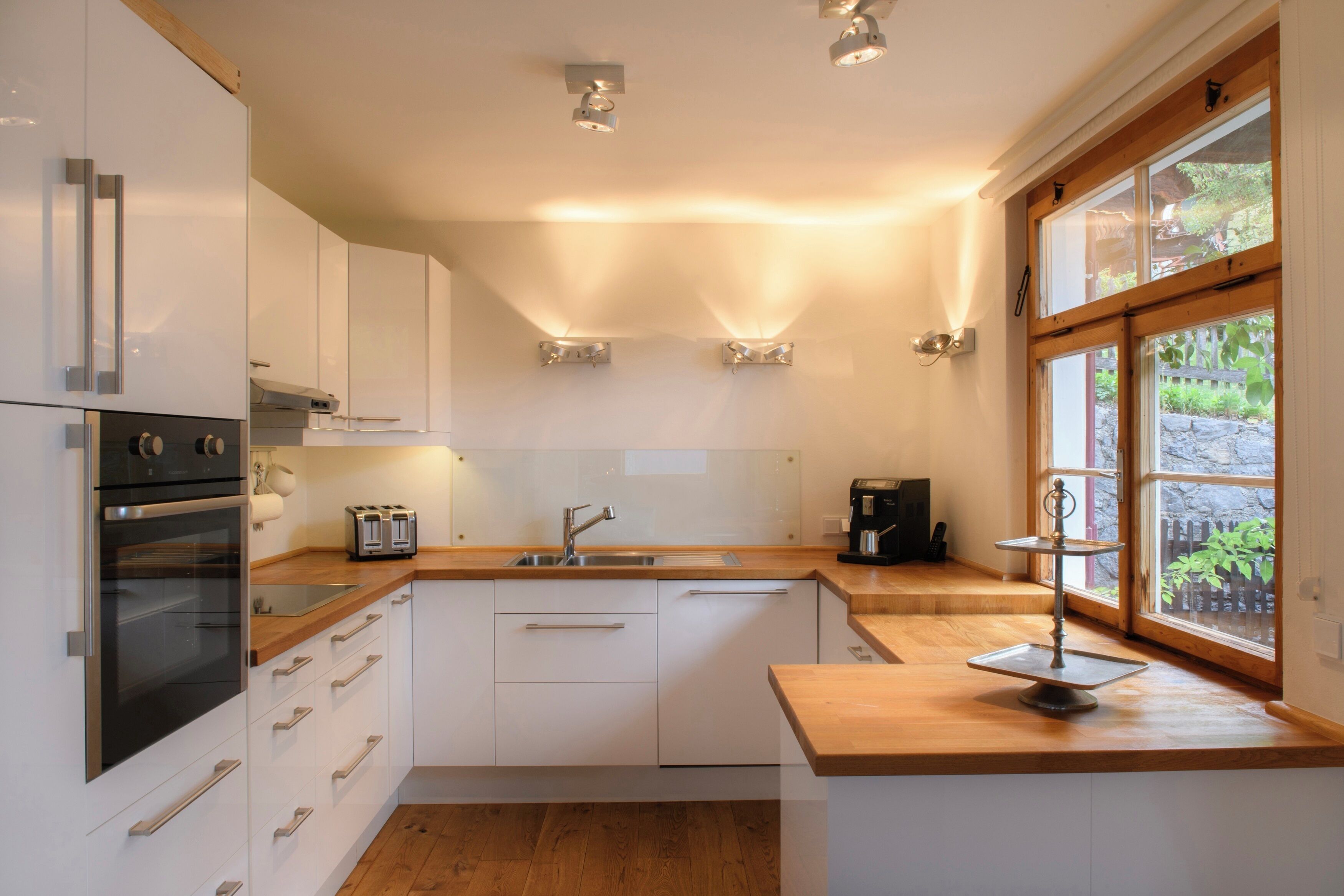 Deluxe-Chalet, Bergblick | Eigene Küche