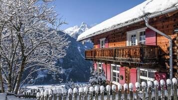 Deluxe-Chalet, Bergblick | Außenbereich