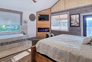 3 bedrooms, iron/ironing board, free WiFi, bed sheets - Sanctuary Retreat | Lakefront Cabin Near Pigeon Forge & Gatlinburg (Sevierville)