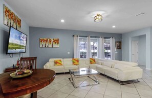 House, Multiple Beds, Pool Access, Pool View (Legends Lounge at Windsor) | Living area - Legends Lounge at Windsor at Westside (Kissimmee)