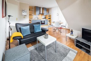 TV, stereo - "Träumchen" at Haus Sanderling - your exclusive vacation home on Juist (Juist)