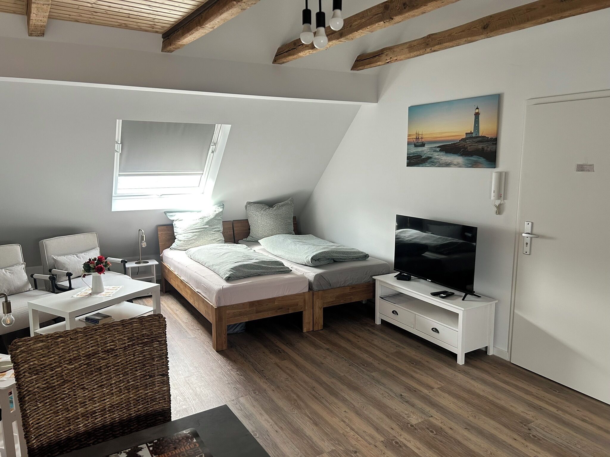 1 chambre, fer et planche à repasser, Wi-Fi, draps fournis