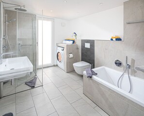 Hair dryer - Modern vacation home for 7 people with sauna and terrace (Juist)