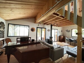 TV - House with pool - 8 guests (Le Teich)