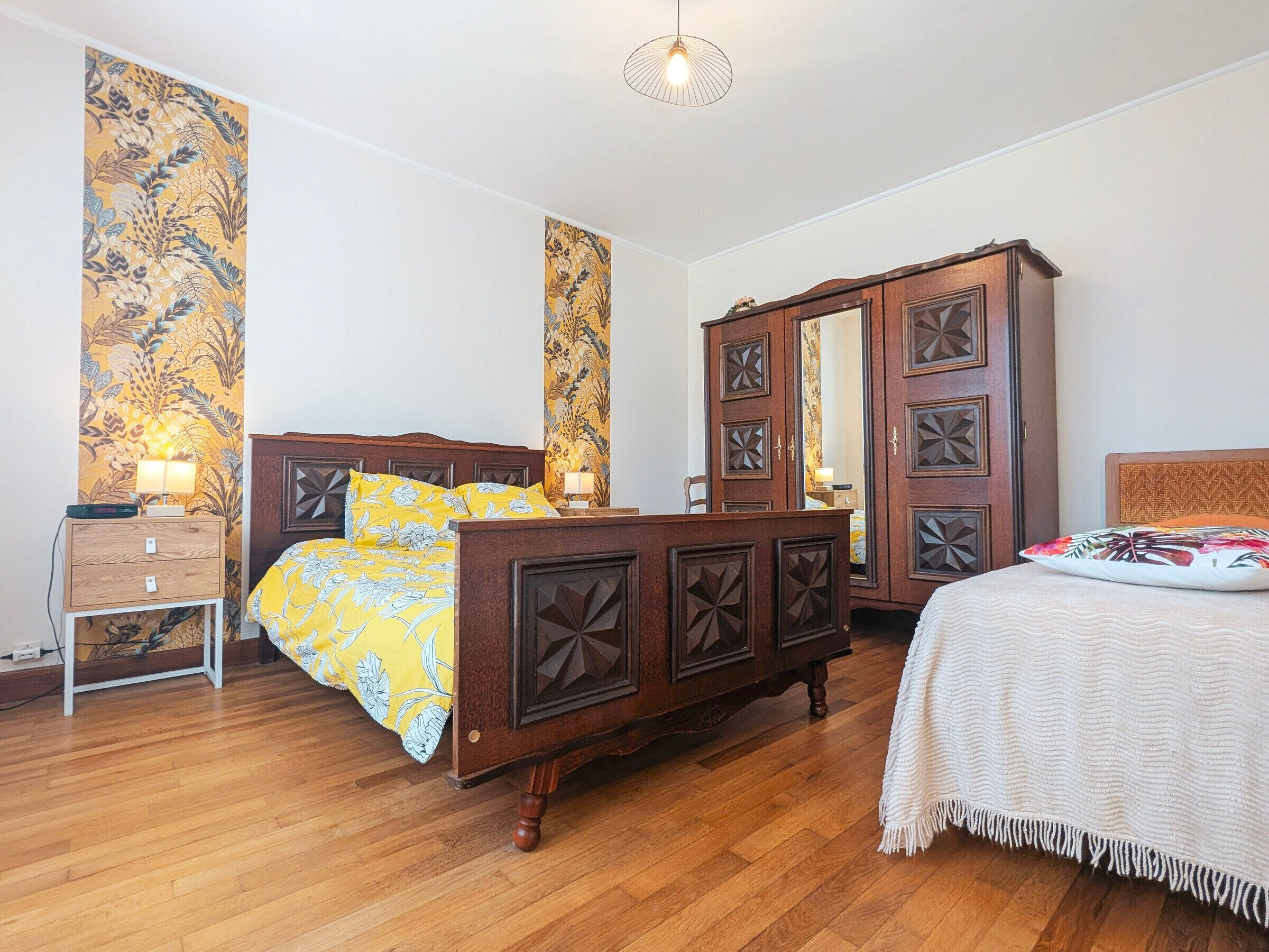 2 slaapkamers, beddengoed