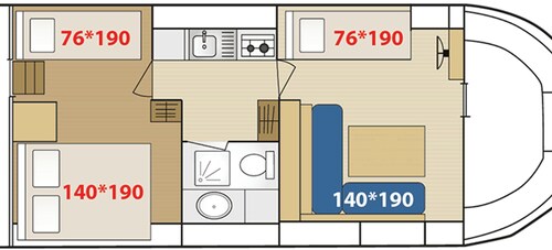 Secure boat at dock - 6 guests