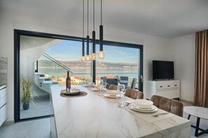 Dining - Penthouse Mare - Rooftop and Pool (Slatine)