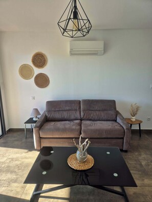 Living area - Lovely studio in the port of Porto Vecchio (Porto-Vecchio)