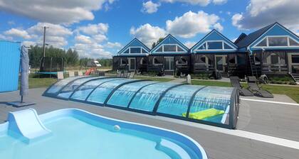 Two-story Holiday Homes, Summer Pool, Sauna
