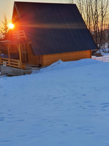 Cosy and romantic ski retreat on mountain-near ski resort. Nature and peace.