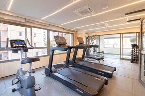 Fitness facility - Beautiful premium studio apartment, 5 minutes from Congonhas Airport. (São Paulo)