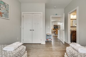 House (4 Bedrooms) | Interior - Deck & Games! Pet-friendly Oak Island Home (Oak Island)