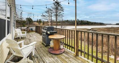 9-acre Riverfront Home in Milbridge w/ Deck & Yard